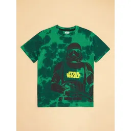 Pantaloons Junior Boys Star Wars Extended Sleeves Raw Edge T-shirt-picture-58