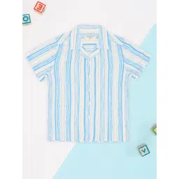 Pantaloons Junior Boys Striped Casual Shirt-picture-33
