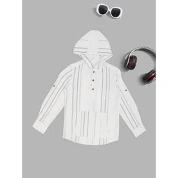 Pantaloons Junior Boys Striped Casual Shirt-picture-57