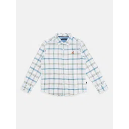 Pantaloons Junior Boys Tartan Checked Cotton Casual Shirt-picture-19