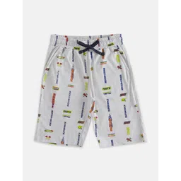 Pantaloons Junior Boys Typography Printed Cotton Shorts-picture-18