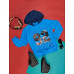 Pantaloons Junior Boys Typography Printed Cotton Sweatshirt-picture-34