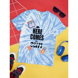 Pantaloons Junior Boys Typography Printed Cotton T-shirt-picture-23