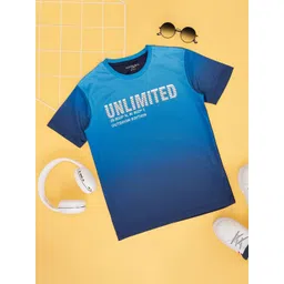 Pantaloons Junior Boys Typography Printed Round Neck T-Shirt-picture-31