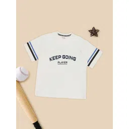 Pantaloons Junior Boys Typography Printed T-shirt-image-21