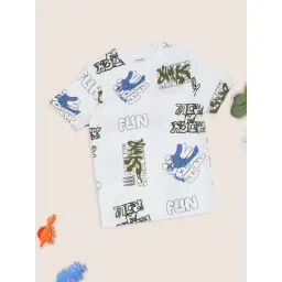 Pantaloons Junior Boys White Printed T-Shirt-picture-10