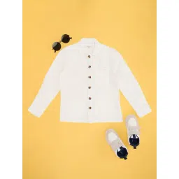 Pantaloons Junior Bright White Jacket-picture-30