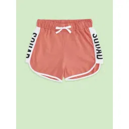 Pantaloons Junior Cloud Pink Cotton Printed Shorts-picture-41