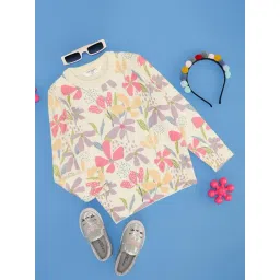 Pantaloons Junior Cream Sweater image 3