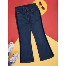 Pantaloons Junior Dark Blue Solid Jeans-picture-27