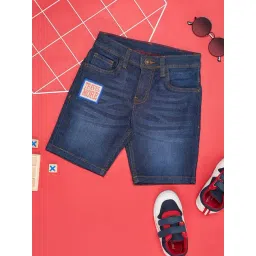 Pantaloons Junior Estate Blue Printed Shorts-picture-13