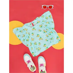 Pantaloons Junior Floral Printed Flutter Sleeves Regular Top-picture-13