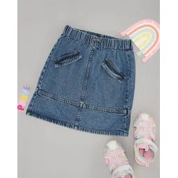 pantaloons junior Girls A-Line Cotton Skirt-picture-14