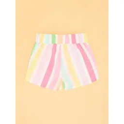 Pantaloons Junior Girls Bright White Shorts image 2