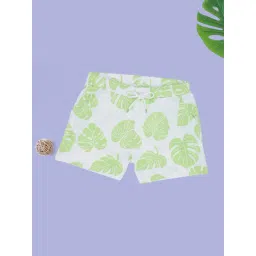 Pantaloons Junior Girls Cloud Dancer Printed Shorts-picture-23