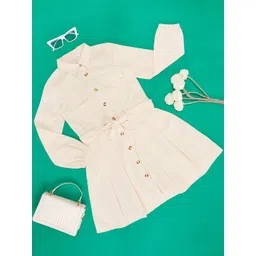 Pantaloons Junior Girls Cotton Shirt Dress-picture-12