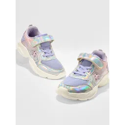 Pantaloons Junior Girls Elsa Printed PU Sneakers-picture-20