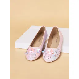 Pantaloons Junior Girls Embellished Round Toe Ballerinas Flats-picture-58
