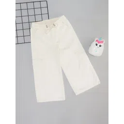 Pantaloons Junior Girls Flared Cargos Trousers-picture-32
