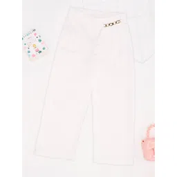 Pantaloons Junior Girls Flared Culottes Trousers-picture-33