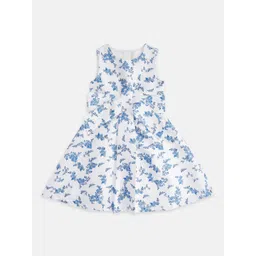 Pantaloons Junior Girls Floral Printed Cotton Dress-picture-48