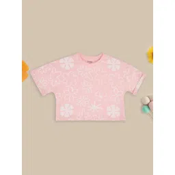 Pantaloons Junior Girls Floral Printed T-shirt-picture-41