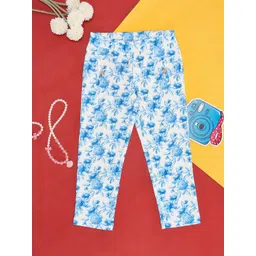 Pantaloons Junior Girls Floral Printed Trousers-picture-42