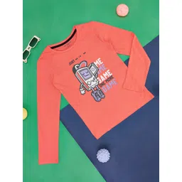 Pantaloons Junior Girls Graphic Printed Cotton Regular T-shirt-picture-29