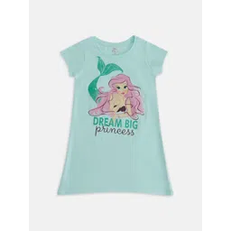 Pantaloons Junior Girls Graphic Printed Pure Cotton Nightdress-picture-57