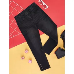 Pantaloons Junior Girls Mid-Rise Clean Look Pure Cotton Jeans-picture-13