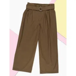 Pantaloons Junior Girls Mink Pants with Belt-picture-33