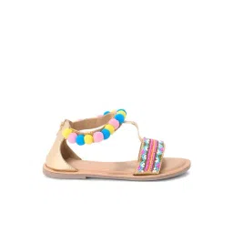 Pantaloons Junior Girls Multicolor Ankle Strap Sandals-picture-25