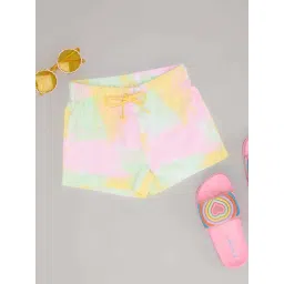 Pantaloons Junior Girls Multicolor Cotton Solid Shorts-picture-27
