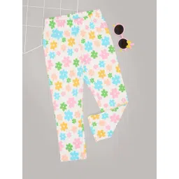 Pantaloons Junior Girls Multicolor Floral Tights & Leggings-picture-29