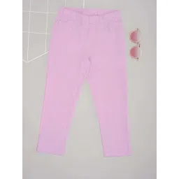 Pantaloons Junior Girls Orchid Bloom Solid Tights & Leggings-picture-20