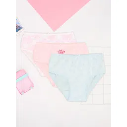 Pantaloons Junior Girls Pack Of 3 Printed Cotton Basic Briefs 8909230374221-picture-17