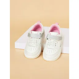 Pantaloons Junior Girls Perforations PU Sneakers-picture-41