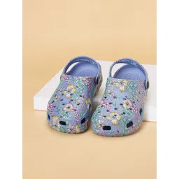 Pantaloons Junior Girls Printed PU Clogs-picture-18