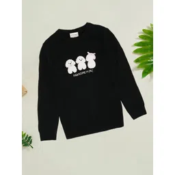 Pantaloons Junior Girls Printed Pullover with Embroidered Detail-picture-12