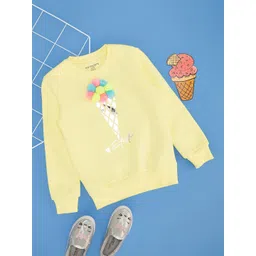 Pantaloons Junior Girls Printed Sweatshirt-picture-19