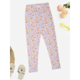 Pantaloons Junior Girls Pristine Printed Leggings-picture-42