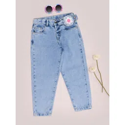 Pantaloons Junior Girls Regular Fit Mid-Rise Jeans-picture-44