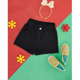 pantaloons junior Girls Regular Fit Shorts with Button Closure-picture-53