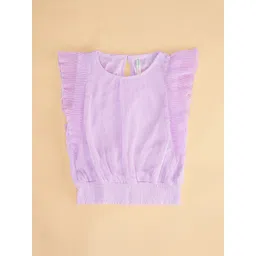 Pantaloons Junior Girls Ruffled Cotton Top-picture-26