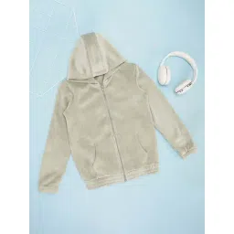 Pantaloons Junior Girls Sage Green Solid Full Sleeves Coats & Jackets-picture-45