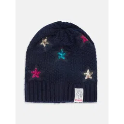 Pantaloons Junior Girls Self Design Acrylic Beanie-picture-15