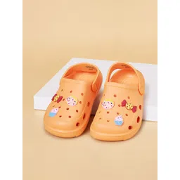 Pantaloons Junior Girls Self Design Applique Detail Clogs-picture-21