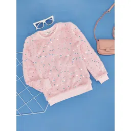 Pantaloons Junior Girls Self Design Woolen Pullover weatshirt-picture-24