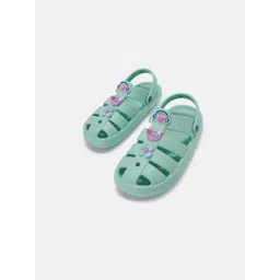 Pantaloons Junior Girls Striped PU Clogs-picture-18