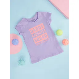 Pantaloons Junior Girls Typography Printed Cotton T-shirt-picture-31